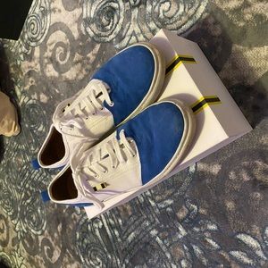 Aprix Suede & Canvas - Royal/White Vnds Size 11